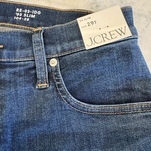 J Crew Slim Jean ‘03  29 Tall 
Indigo denim nwt